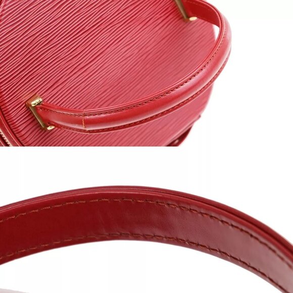 AUTHENTICITY GUARANTEED LOUIS VUITTON LV Logo Cannes Hand Vanity Bag Epi - Picture 15 of 16